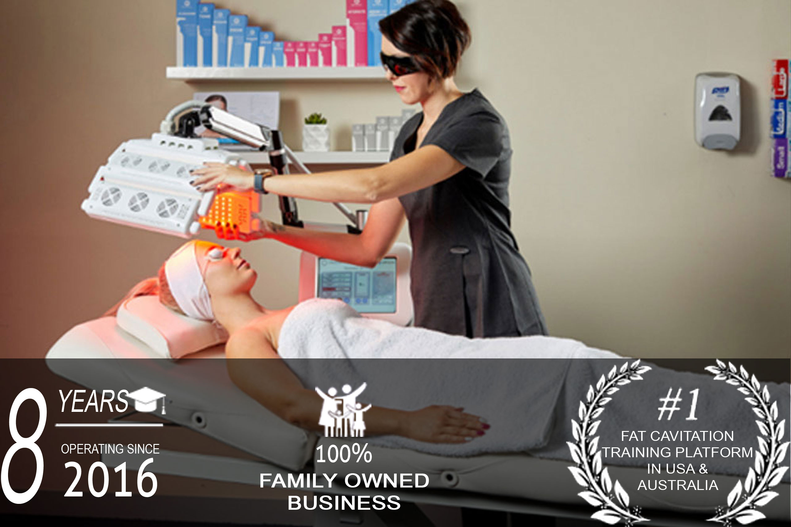 LED light therapy online training course for beauty professionals — face and body applications